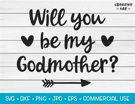 Download Free Godmother SVG Printable Files